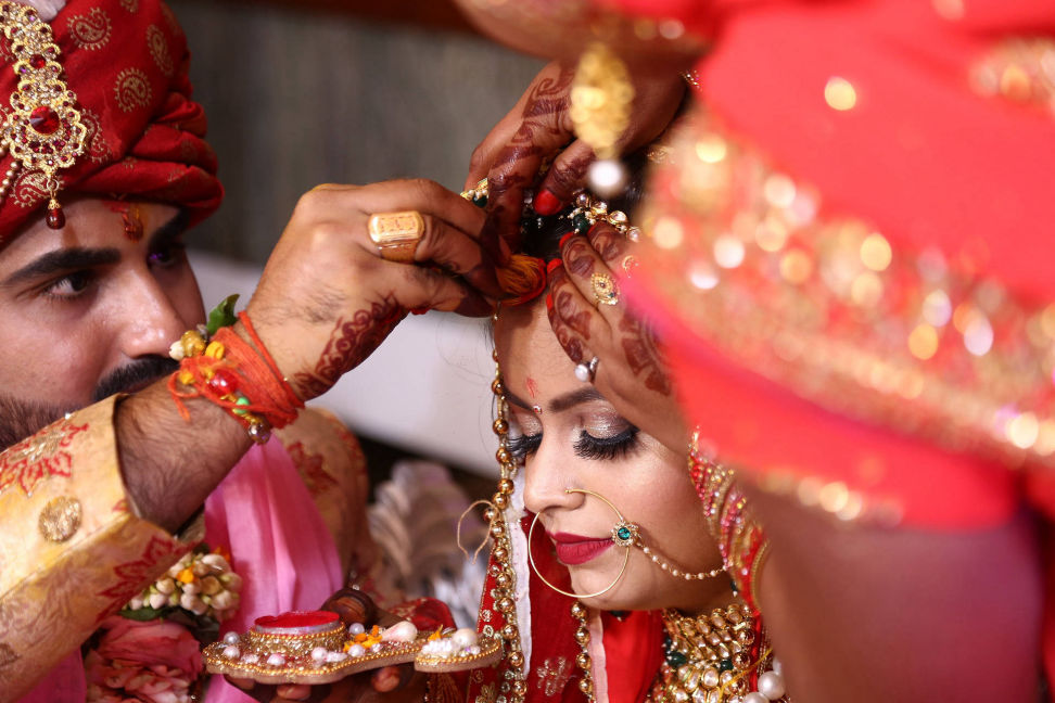 Indian Wedding ceremony - sindur