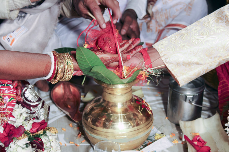 Indian Wedding ceremony - saptapadi