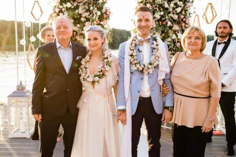 Happy wedding clients by Ketul Joshi