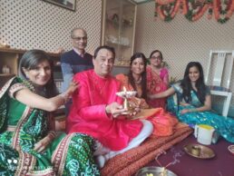 hindu priest - Mandap ropan-Hindu priest Ketul joshi maharaj