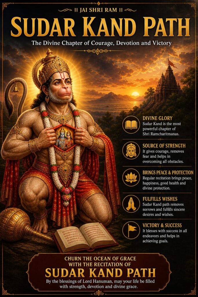 Sundar Kand path recitation from Ramayana for blessings and protection