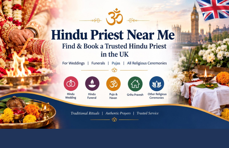 Hindu Priest Near Me in the UK for weddings, funerals and Hindu ceremonies