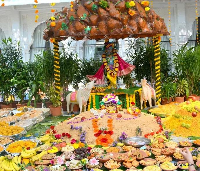 Govardhan Puja 2026 UK with traditional Hindu offerings